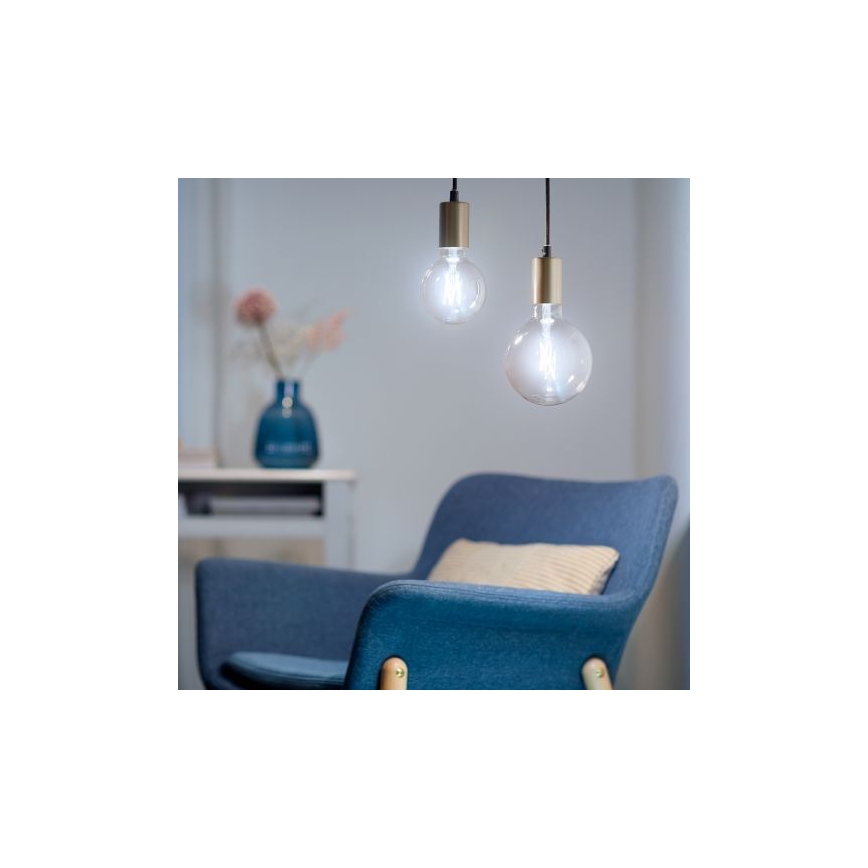 LED Zatemnitvena žarnica FILAMENT G125 E27/7W/230V 2700-6500K CRI 90 Wi-Fi - WiZ
