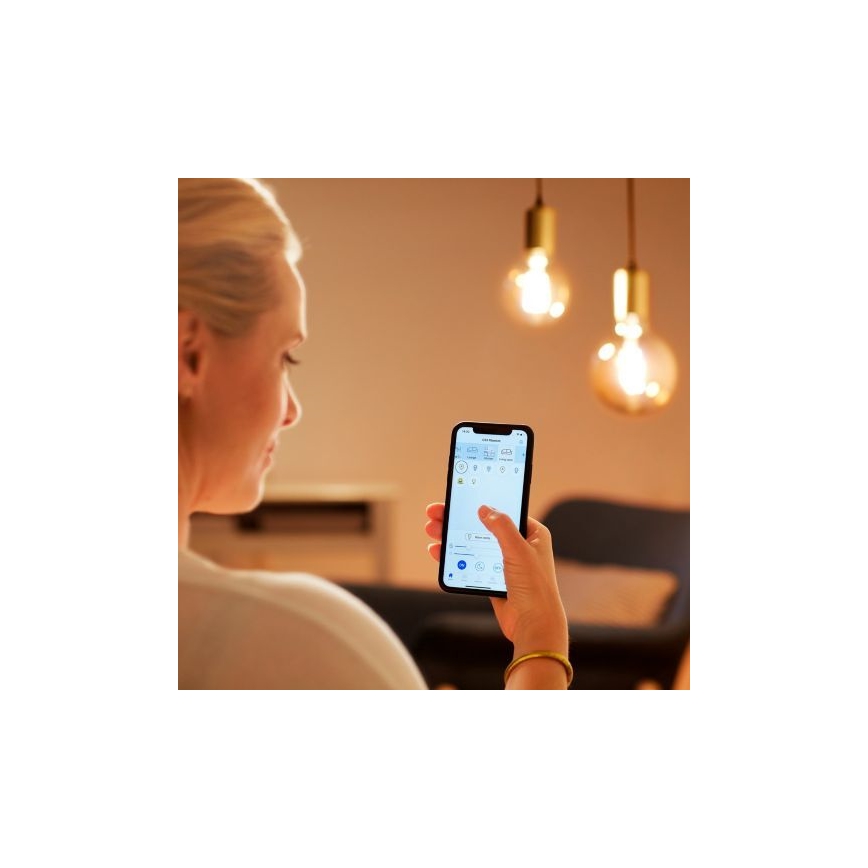 LED Zatemnitvena žarnica FILAMENT G125 E27/7W/230V 2700-6500K CRI 90 Wi-Fi - WiZ