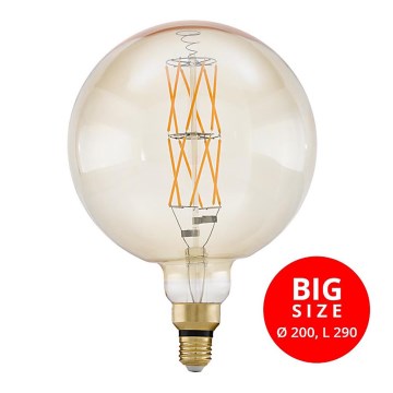 LED Zatemnitvena žarnica G200 E27/8W/230V 2100K - Eglo 11687