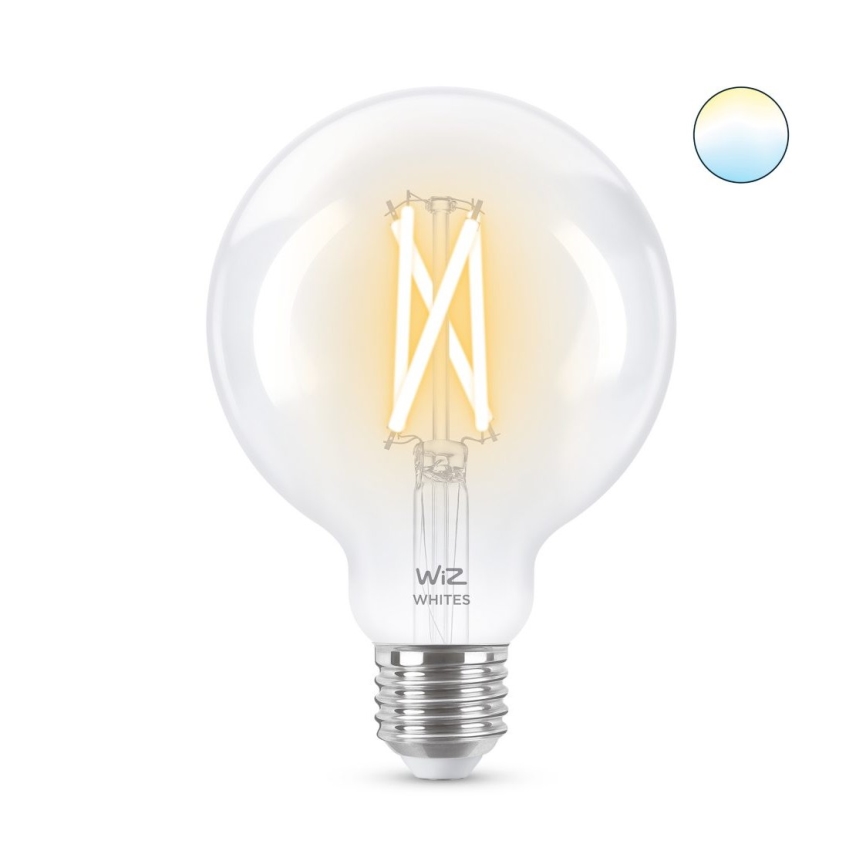LED Zatemnitvena žarnica FILAMENT G95 E27/6,7W/230V 2700-6500K CRI 90 Wi-Fi - WiZ