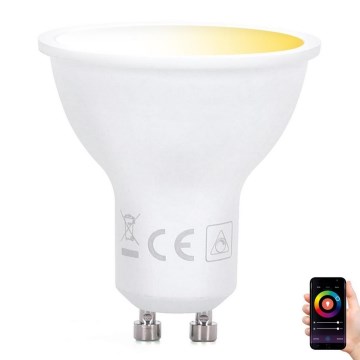 LED Zatemnitvena žarnica GU10/5W/230V 3000-6500K Wi-Fi - Aigostar