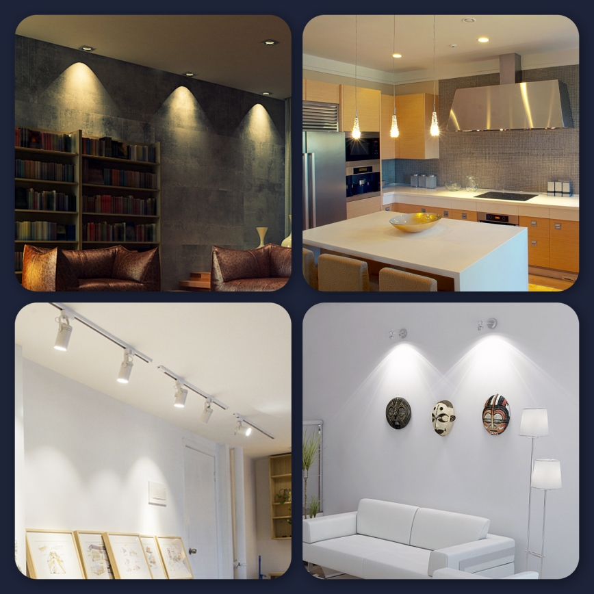 LED Zatemnitvena žarnica GU10/5W/230V 3000-6500K Wi-Fi - Aigostar
