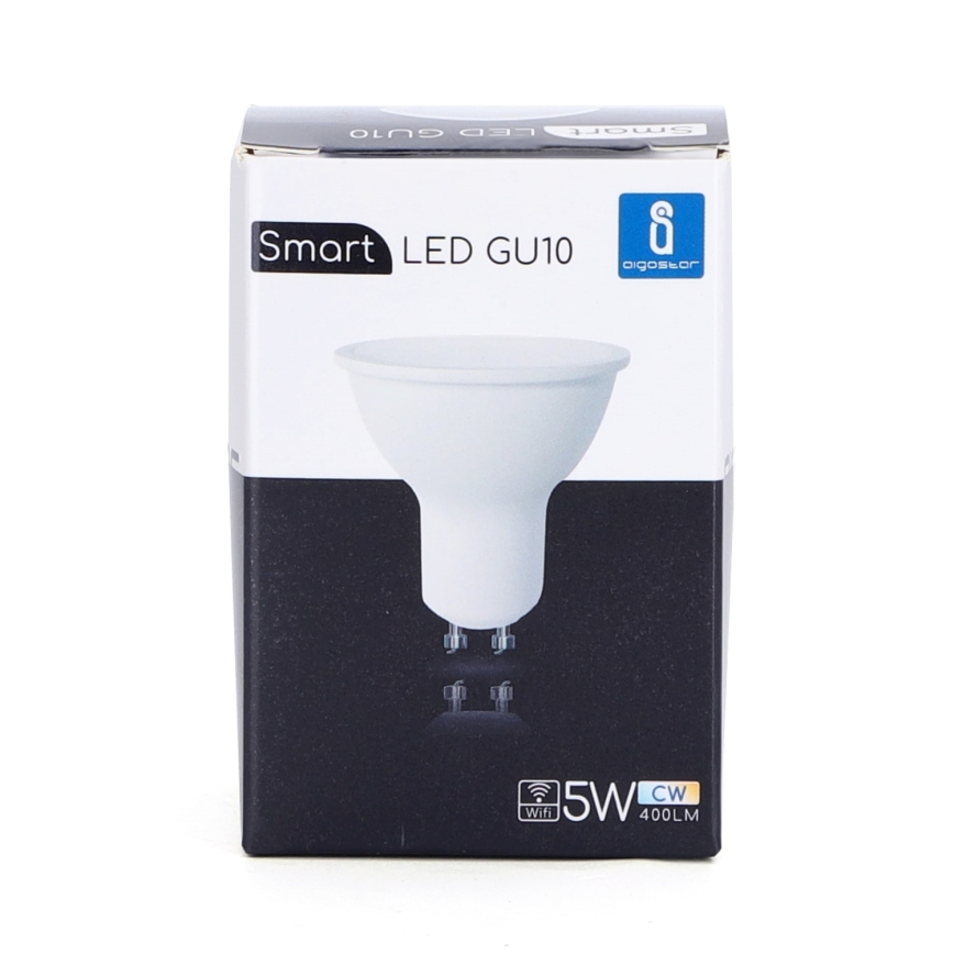 LED Zatemnitvena žarnica GU10/5W/230V 3000-6500K Wi-Fi - Aigostar