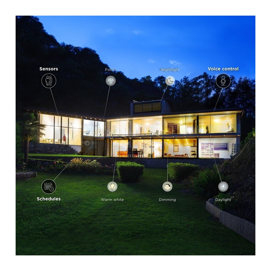 LED Zatemnitvena žarnica GU10/6,5W/230V 2700-6500K Wi-Fi - WiZ