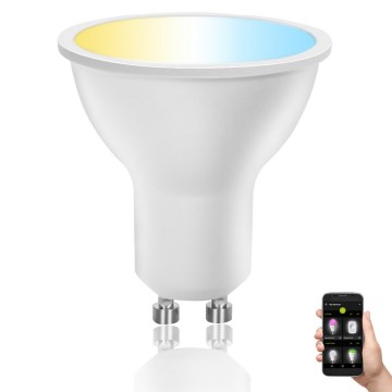 LED Zatemnitvena žarnica GU10/6W/230V 2700-6500K Wi-Fi - Aigostar