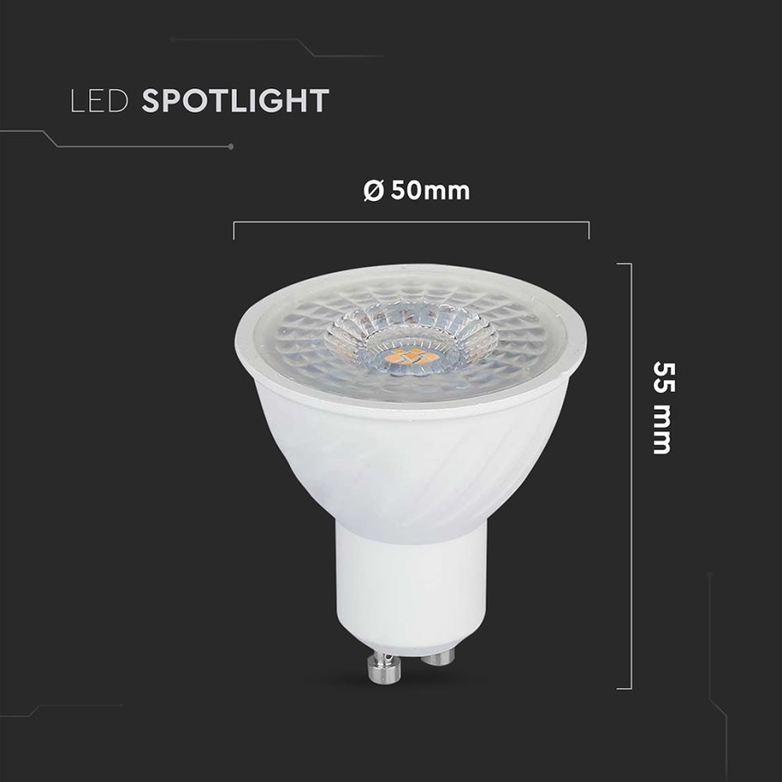 LED Zatemnitvena žarnica GU10/6W/230V 3000K 110°