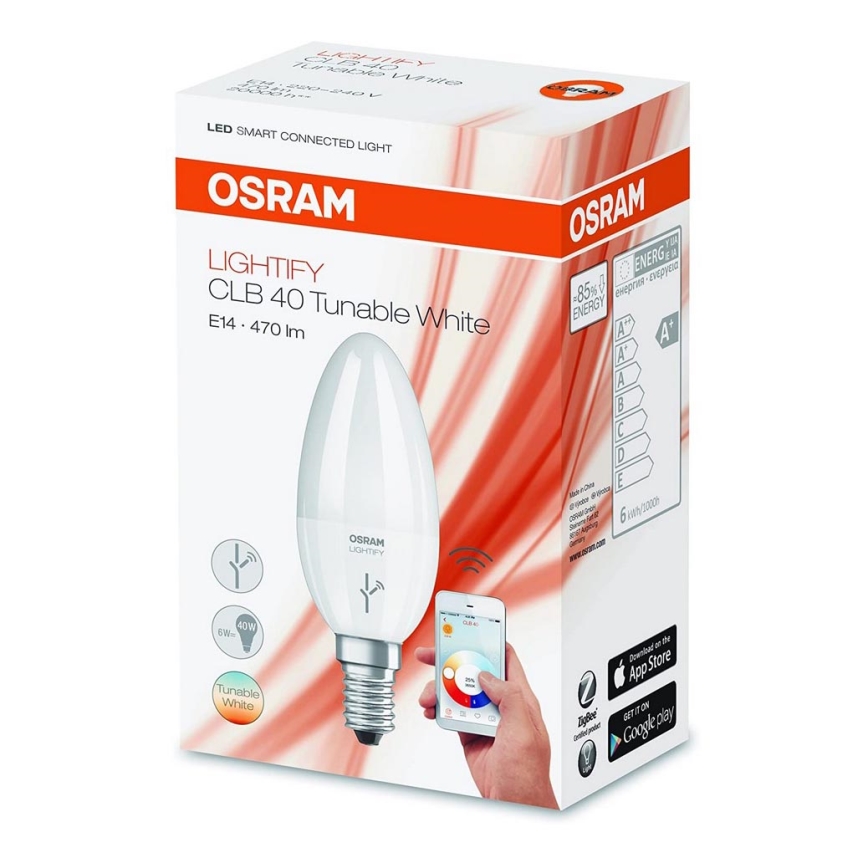 LED Zatemnitvena žarnica LIGHTIFY E14/6W/230V 2700-6500K - Osram