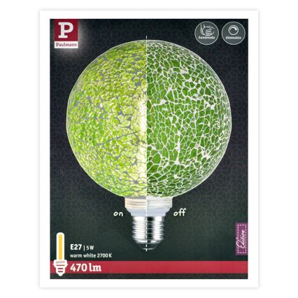 LED Zatemnitvena žarnica MOSAIC G125 E27/5W/230V 2700K - Paulmann 28747