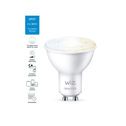 LED Zatemnitvena žarnica PAR16 GU10/4,7W/230V 2700-6500K CRI 90 Wi-Fi - WiZ