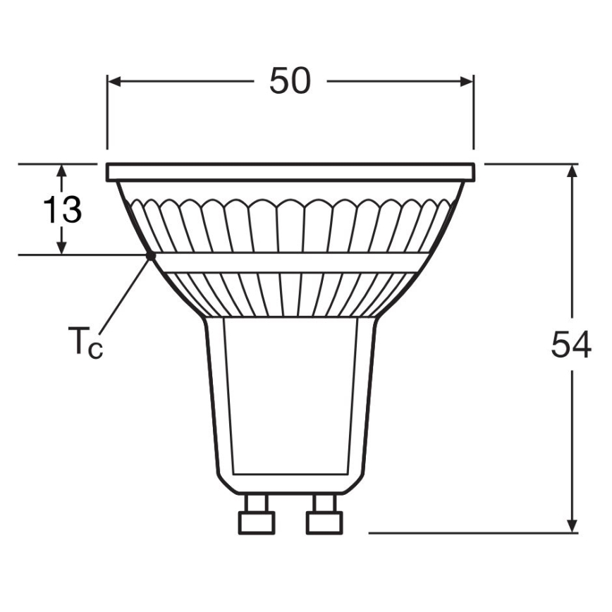 LED Zatemnitvena žarnica PAR16 GU10/4,7W/230V 4000K 36° CRI 90 - Osram