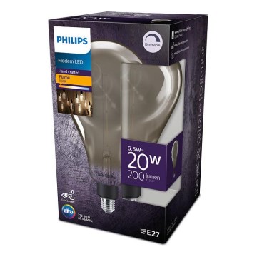 LED Zatemnitvena žarnica Philips A160 E27/6,5W/230V 1800K