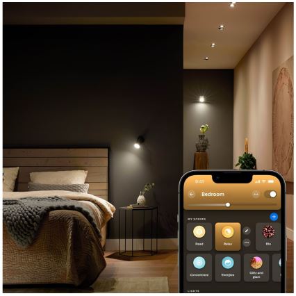 LED Zatemnitvena žarnica Philips Hue White Ambiance GU5,3/MR16/5,1W/12V 2200-6500K