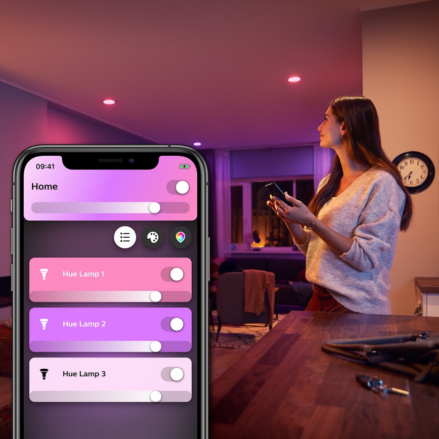 LED Zatemnitvena žarnica Philips Hue White And Color Ambiance E27/6,5W/230V 2000-6500K