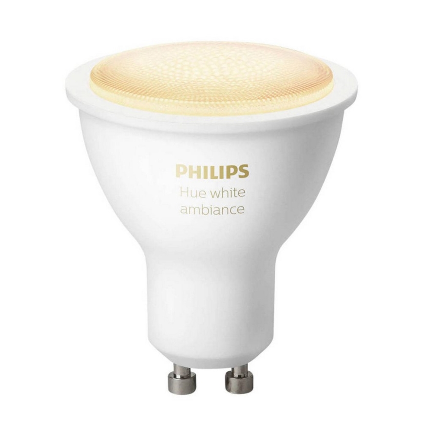 LED Zatemnitvena žarnica Philips HUE WHITE AMBIANCE 1xGU10/5,5W/230V