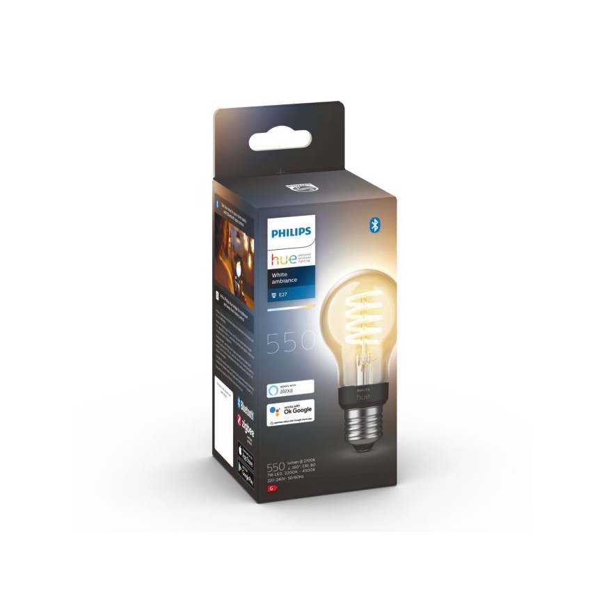 LED Zatemnitvena žarnica Philips Hue WHITE AMBIANCE A60 E27/7W/230V 2200-4500K