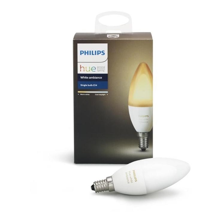 LED Zatemnitvena žarnica Philips Hue WHITE AMBIANCE E14/6W/230V 2200-6500K