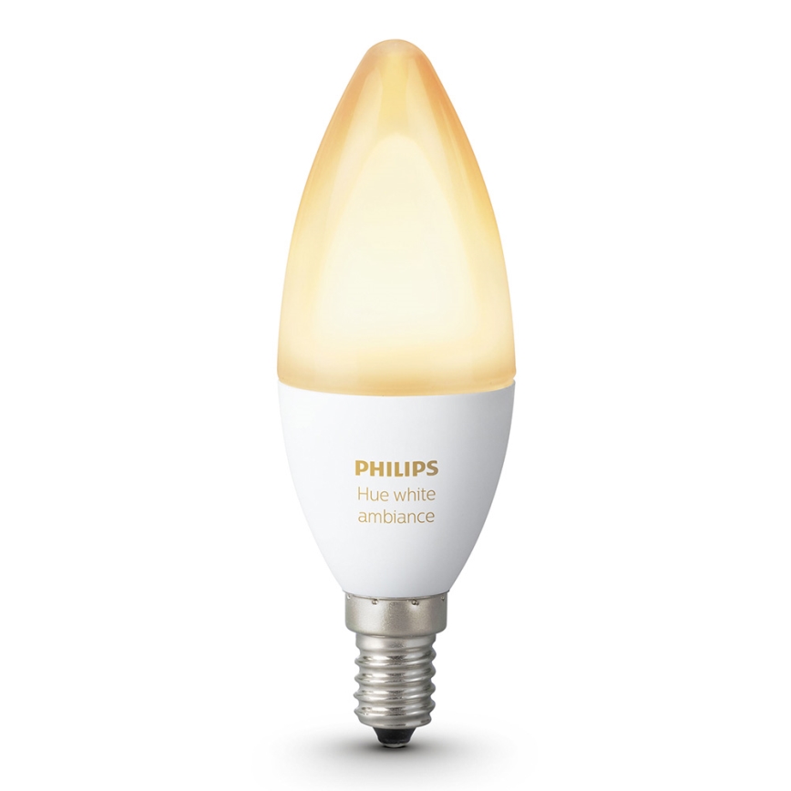 LED Zatemnitvena žarnica Philips HUE WHITE AMBIANCE E14/6W/230V