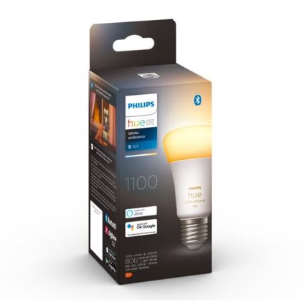 LED Zatemnitvena žarnica Philips Hue WHITE AMBIANCE E27/8W/230V 2200-6500K