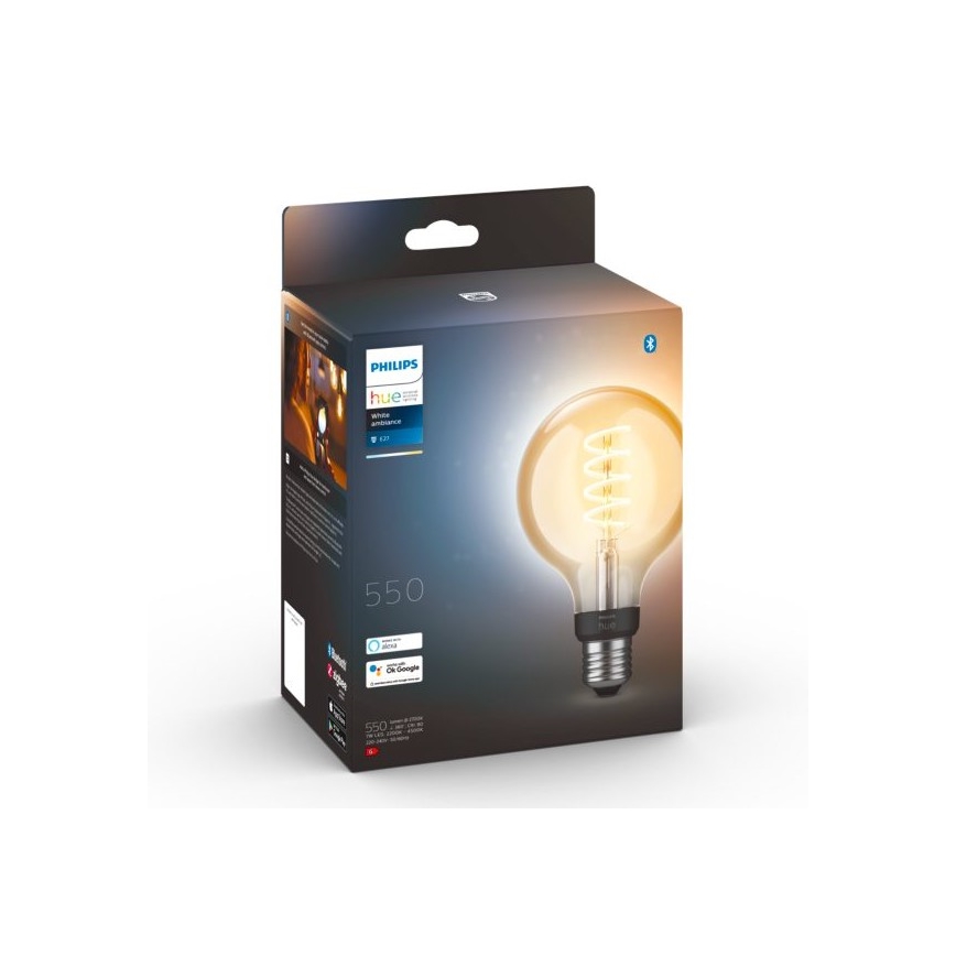 LED Zatemnitvena žarnica Philips Hue WHITE AMBIANCE G93 E27/7W/230V 2200-4500K