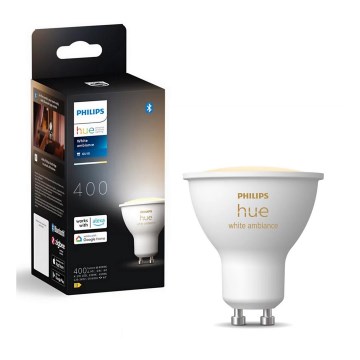 LED Zatemnitvena žarnica Philips Hue WHITE AMBIANCE GU10/4,2W/230V 2200-6500K