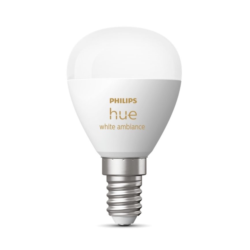 LED Zatemnitvena žarnica Philips Hue WHITE AMBIANCE P45 E14/5,1W/230V 2200-6500K