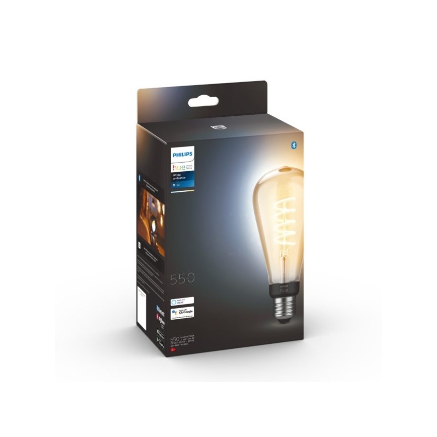 LED Zatemnitvena žarnica Philips Hue WHITE AMBIANCE ST72 E27/7W/230V 2200-4500K