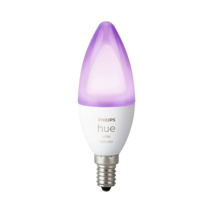 LED Zatemnitvena žarnica Philips Hue WHITE AND COLOR AMBIANCE B39 E14/5,3W/230V 2200K - 6500K