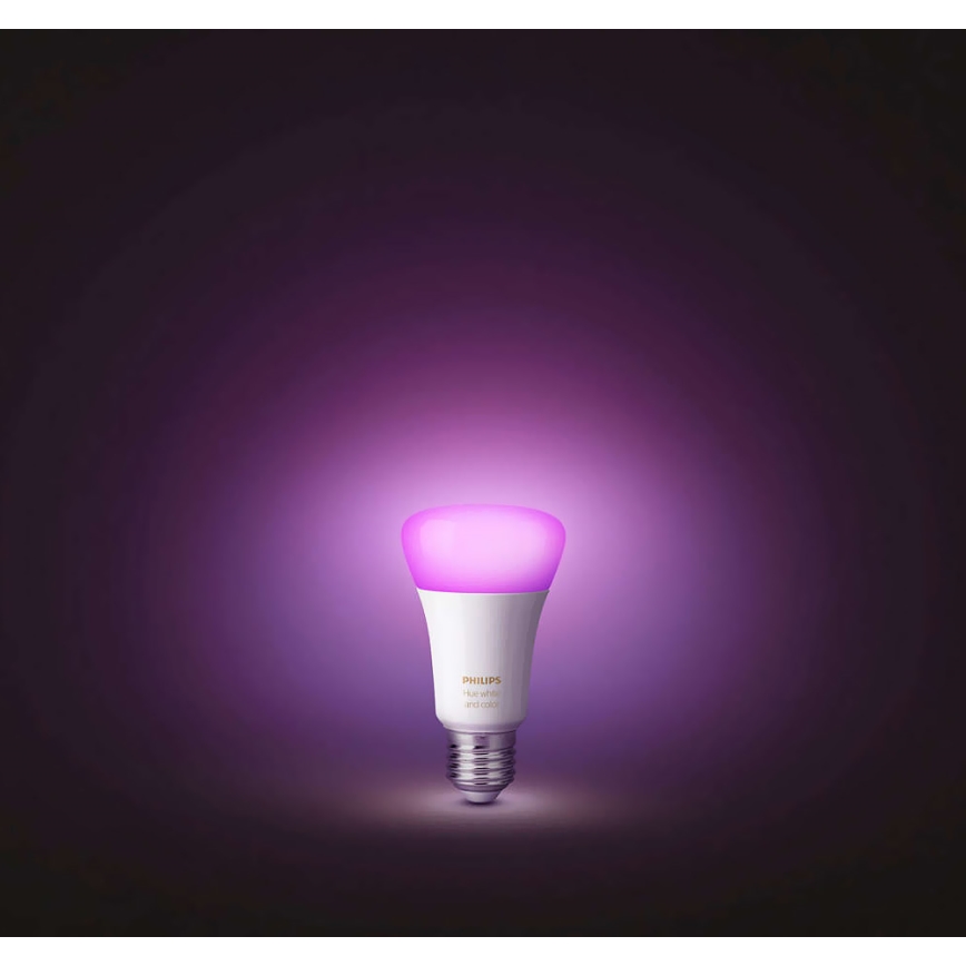 LED Zatemnitvena žarnica Philips HUE WHITE AND COLOR AMBIANCE E27/9W/230V
