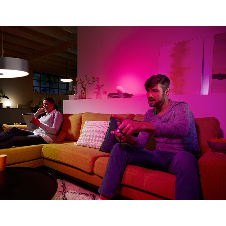 LED Zatemnitvena žarnica Philips HUE WHITE AND COLOR AMBIANCE E27/9W/230V