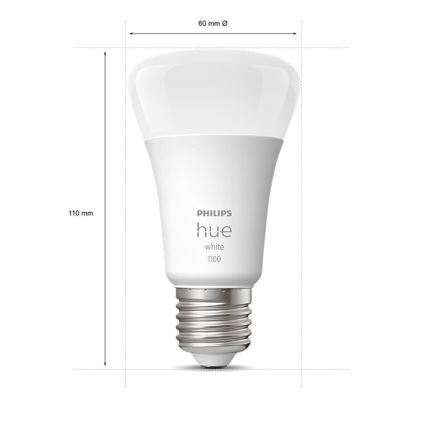 LED Zatemnitvena žarnica Philips Hue WHITE E27/9,5W/230V 2700K