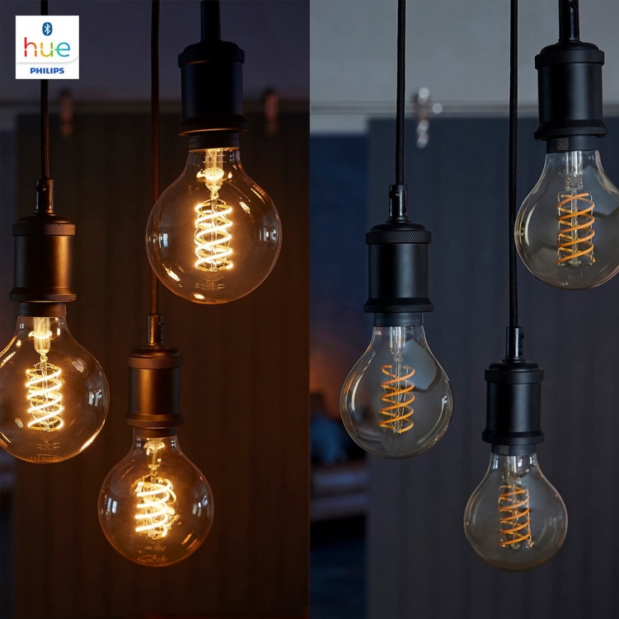 LED Zatemnitvena žarnica Philips HUE WHITE FILAMENT A60 E27/7W/230V