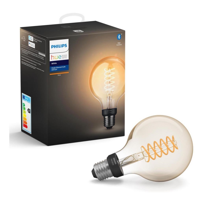 LED Zatemnitvena žarnica Philips Hue WHITE FILAMENT G93 E27/7W/230V 2100K