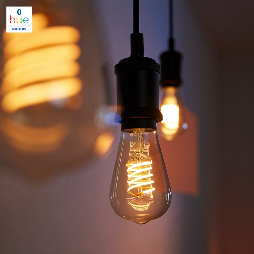 LED Zatemnitvena žarnica Philips HUE WHITE FILAMENT ST64 E27/7W/230V