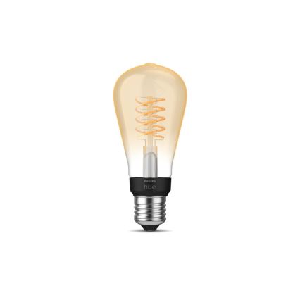 LED Zatemnitvena žarnica Philips Hue WHITE FILAMENT ST64 E27/7W/230V 2100K