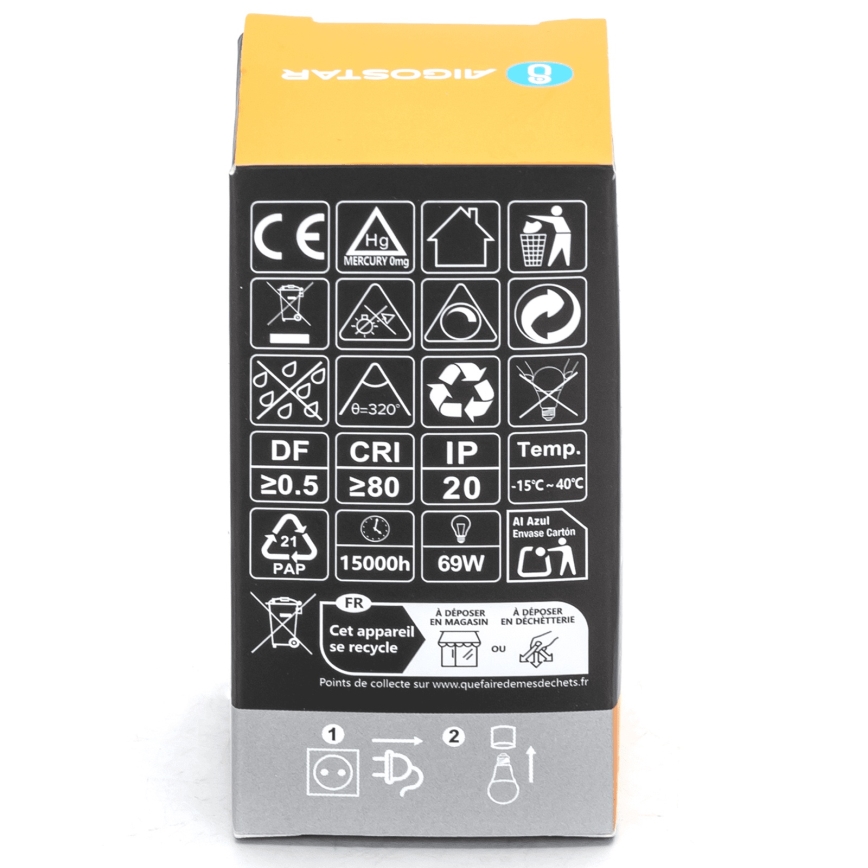 LED Zatemnitvena žarnica R7s/8W/230V 2700K - Aigostar