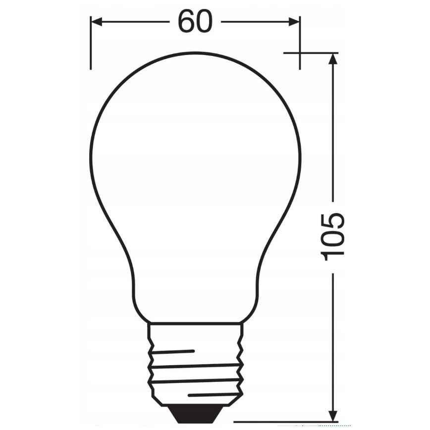 LED Zatemnitvena žarnica RETROFIT A60 E27/11W/230V 4000K - Osram