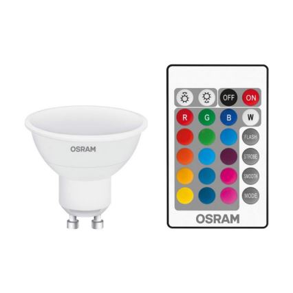 LED Zatemnitvena žarnica RGB GU10/4,5W/230V - Osram