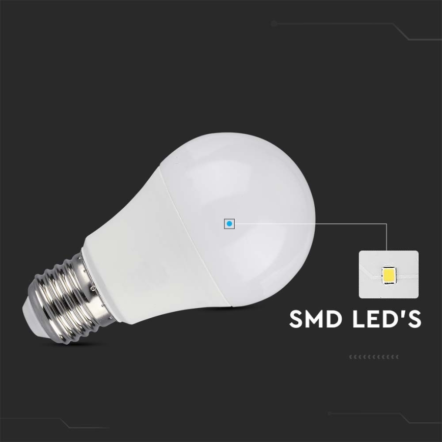 LED Zatemnitvena žarnica SAMSUNG CHIP A60 E27/11W/230V 3000K