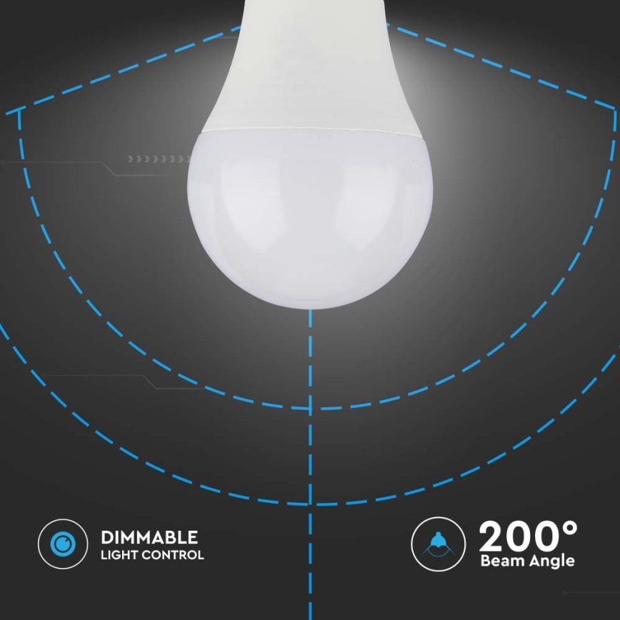 LED Zatemnitvena žarnica SAMSUNG CHIP A60 E27/11W/230V 3000K