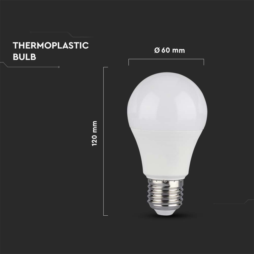 LED Zatemnitvena žarnica SAMSUNG CHIP A60 E27/11W/230V 3000K