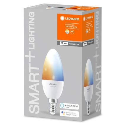 LED Zatemnitvena žarnica SMART+ E14/5W/230V 2700K-6500K Wi-Fi - Ledvance