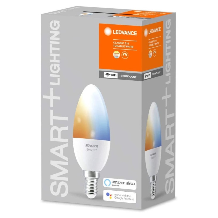 LED Zatemnitvena žarnica SMART+ E14/5W/230V 2700K-6500K Wi-Fi - Ledvance