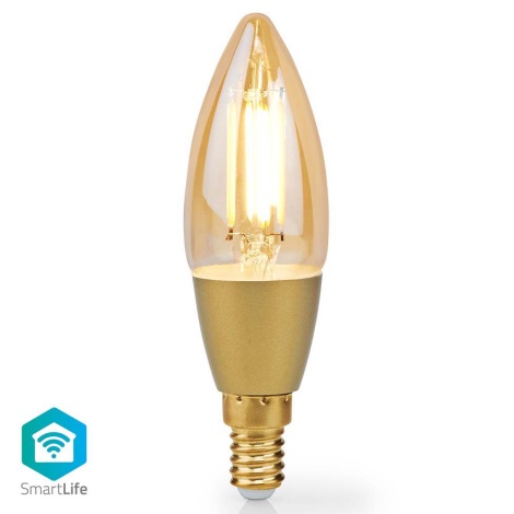 LED Zatemnitvena žarnica Smartlife E14/4,9W/230V 1800-3000K Wi-Fi Tuya