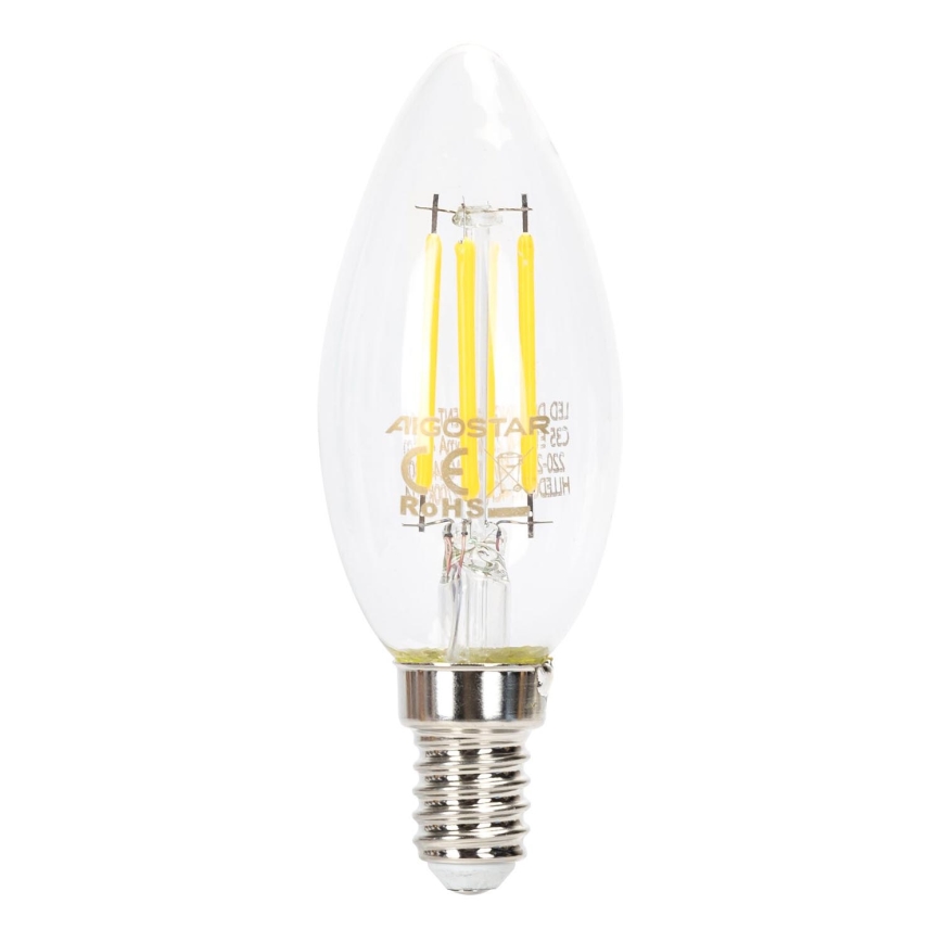 LED Zatemnitvena žarnica VINTAGE C35 E14/4W/230V 6500K - Aigostar