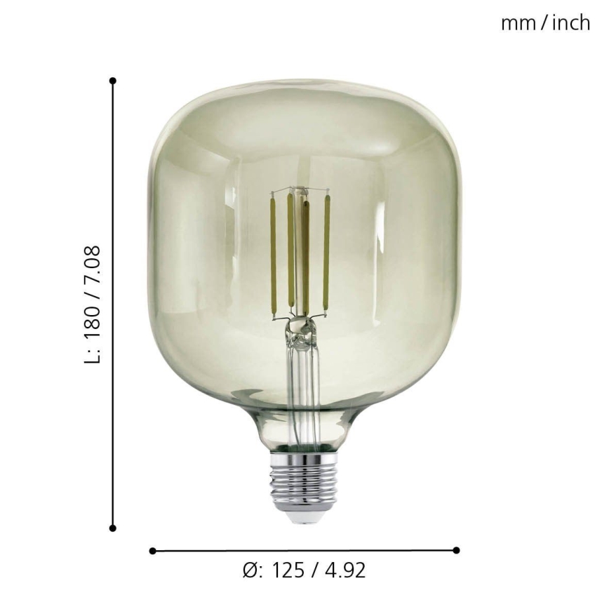 LED Zatemnitvena žarnica VINTAGE E27/4W/230V 3000K  - Eglo 12597