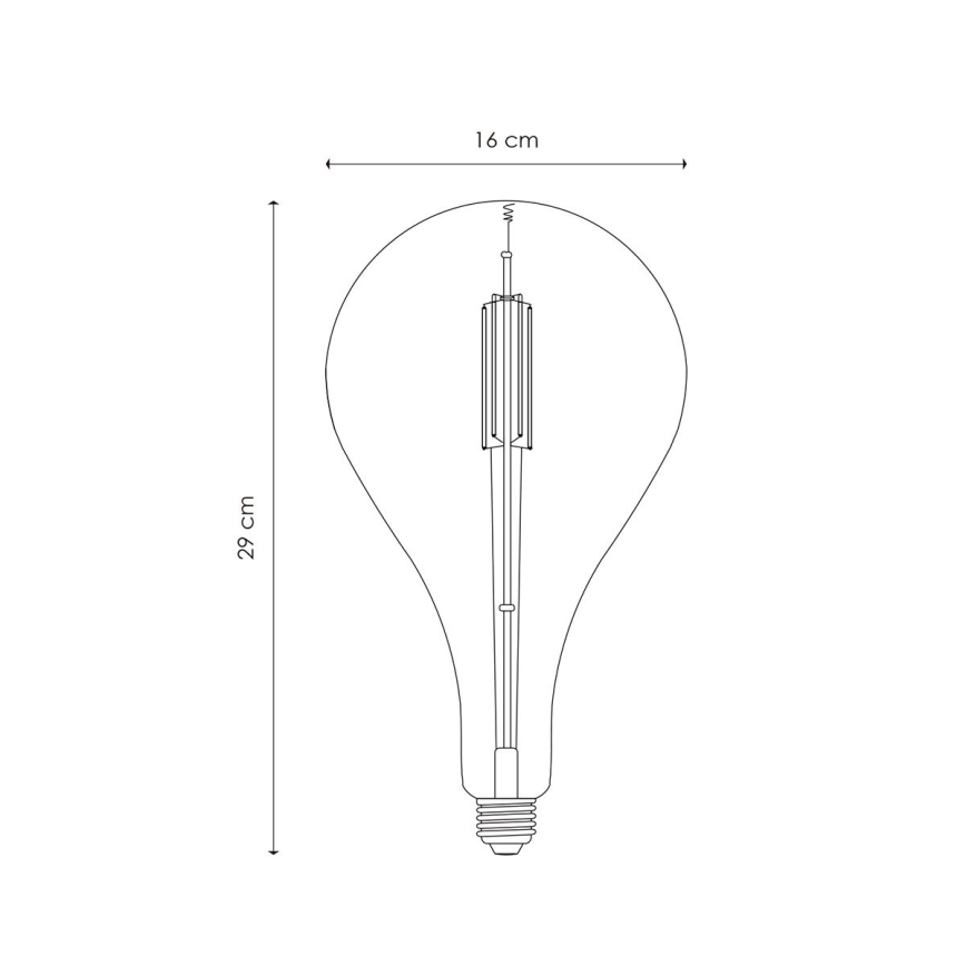 LED Zatemnitvena žarnica VINTAGE EDISON E27/4W/230V 2700K