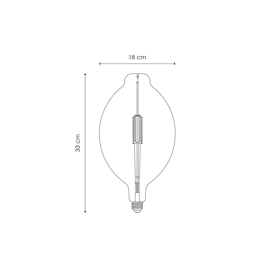 LED Zatemnitvena žarnica VINTAGE EDISON E27/4W/230V 3000K