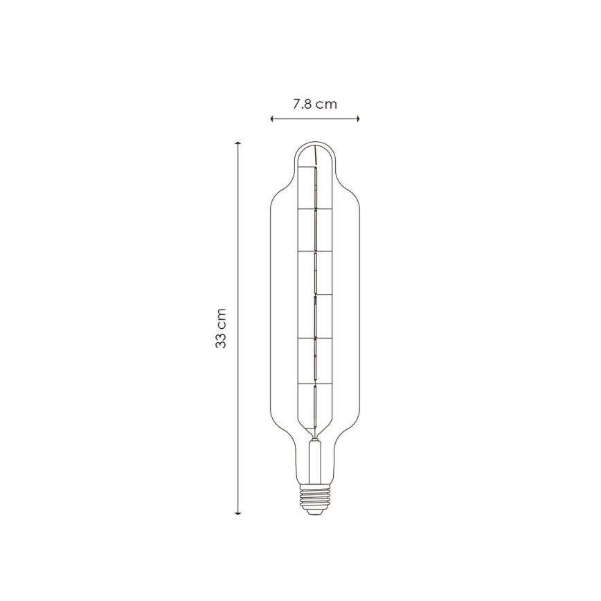 LED Zatemnitvena žarnica VINTAGE EDISON E27/5W/230V 1800K