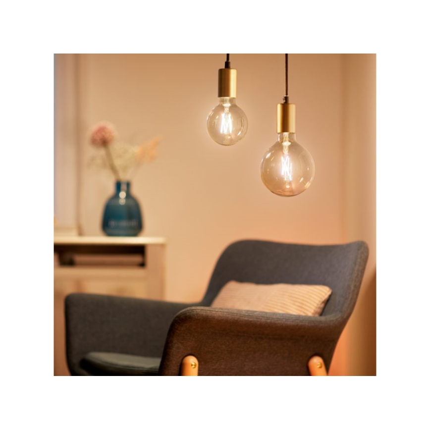 LED Zatemnitvena žarnica VINTAGE FILAMENT G95 E27/6,7W/230V 2000-5000K CRI 90 Wi-Fi - WiZ
