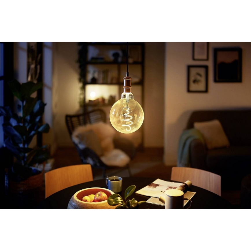 LED Zatemnitvena žarnica VINTAGE Philips G200 E27/7W/230V 2000K